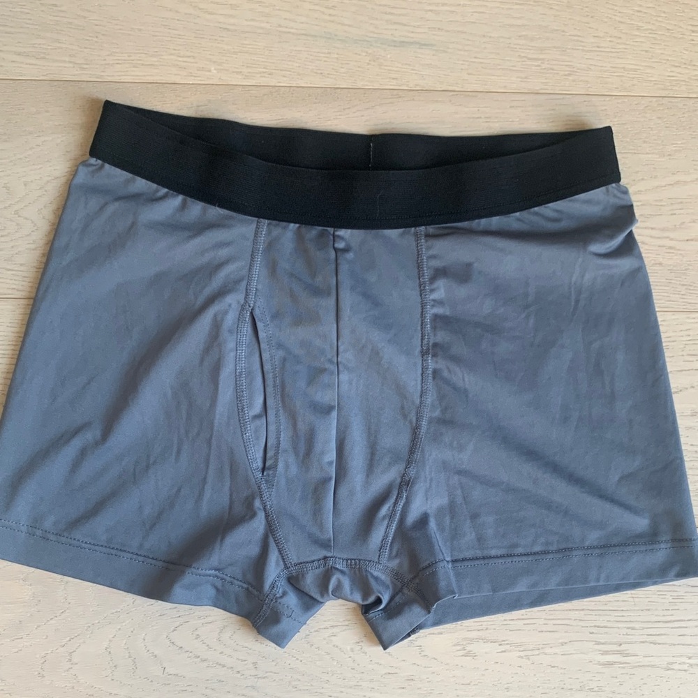Athletic Works Men's Charcoal Boxer Briefs